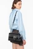 LOVE ONE CLASSIC DC VITELLO SETA BAG PINKO 100941-A0F1-Z99O