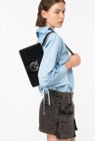 LOVE ONE CLASSIC DC VITELLO SETA BAG PINKO 100941-A0F1-Z99O