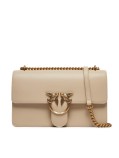 LOVE ONE CLASSIC DC VITELLO SETA BAG PINKO 100941-A0F1-C50Q