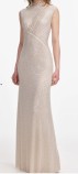 CHAMPAGNE RHINESTONE CUT OUT MAXI DRESS Self-portrait PF25-916X-CH-CHAMPAGNE