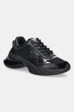 ARIEL 33 - CALF LEATHER/NET/COW SUEDE BLACK PINKO SS0135-P142-Z99