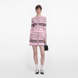 FUSTĂ SCURTĂ TRICOTATĂ Self-portrait SS26-056SK-P-PINK