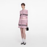 FUSTĂ SCURTĂ TRICOTATĂ Self-portrait SS26-056SK-P-PINK