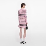 FUSTĂ SCURTĂ TRICOTATĂ Self-portrait SS26-056SK-P-PINK