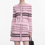 FUSTĂ SCURTĂ TRICOTATĂ Self-portrait SS26-056SK-P-PINK