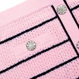 FUSTĂ SCURTĂ TRICOTATĂ Self-portrait SS26-056SK-P-PINK