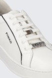 PANTOFI SPORT IRIS 01 – PIELE DE VIȚEL ALB-LĂPTOS/NEGRU PINKO SS0131-P001-ZX9