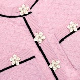 CARDIGAN TRICOTAT Self-portrait PF26-064C-P-PINK