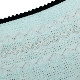 MINT POINTELLE KNIT MINI SKIRT Self-portrait PF26-072SK-G-GREEN