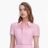 ROCHIE SCURTĂ BRODATĂ Self-portrait PF26-022S-P-PINK