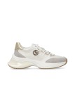 PANTOFI SPORT ARIEL 36 – PIELE DE VIȚEL/PIELE DE BOVINĂ ÎNTOARSĂ ALB-LĂPTOS PINKO SS0215-P021-Z12