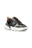 ALBA 03 - CALF LEATHER/MESH/PRINTED CALF BLACK PINKO SS0211-P181-Z99