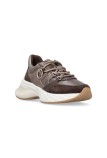 PANTOFI SPORT ARIEL 36 PIELE DE VIȚEL/PIELE DE BOVINĂ ÎNTOARSĂ MARO PINKO SS0215-P021-L72