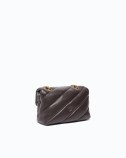 GEANTĂ PUFF MINI NEW BUCKLE PIELE NAPPA DE OAIE PINKO 107058-A0F2-M12Q