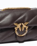 GEANTĂ PUFF MINI NEW BUCKLE PIELE NAPPA DE OAIE PINKO 107058-A0F2-M12Q