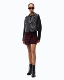 NEW SENSIBILE LEATHER JACKET PINKO 106247-A3EB-Z99
