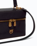 GEANTĂ VANITY SOFT MINI NEW PIELE DE VIȚEL CU FINISAJ LUCIOS PINKO 106382-A2JC-Z99Q