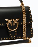 ТОP HANDLE MINI LIGHT STUDS VITELLO BAG PINKO 107065-A0F1-Z99Q
